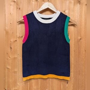 English Factory Colorblock Sweater Vest